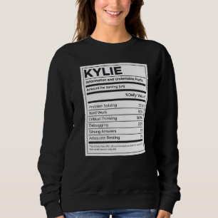 Kylie Nutrition Information Problem lösen Hartes W Sweatshirt