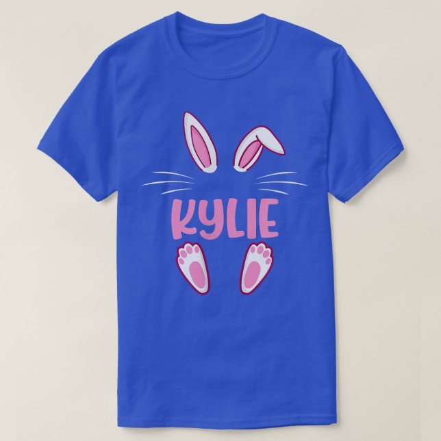 KYLIE Oaster Bunny Funny Novelty Womens Custom Nam T-Shirt (Design vorne)