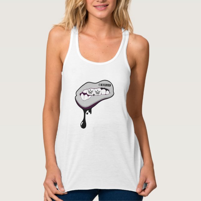 KYLIFIZIERTER LIP TANK TOP (Vorderseite)