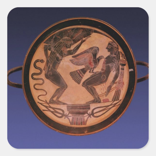Kylix Quadratischer Aufkleber (Vorderseite)