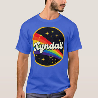 Kyndall Regenbogen im Weltraum im Vintage-Stil T-Shirt
