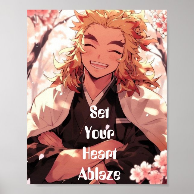 Kyojuro Rengoku Poster (Vorne)