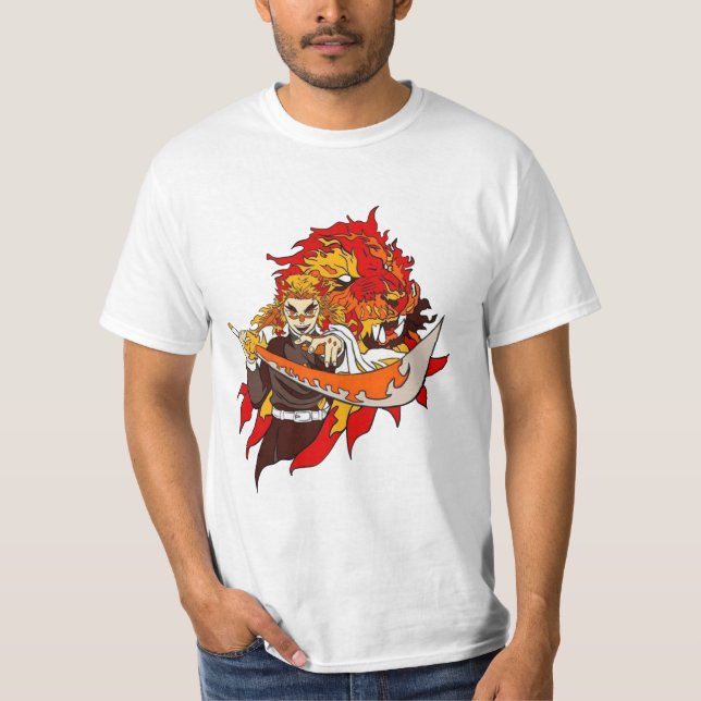 Kyojuro rengoku T-Shirt (Vorderseite)