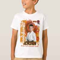 Kyokushin-Dojo-Foto Schüler Orange Gürtel Team