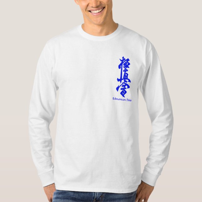 Kyokushin Edmonton Dojo-T - Shirt - lange Hülse (Vorderseite)
