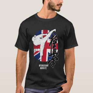 Kyokushin England Karate UK Flagge Kyokushin T-Shirt