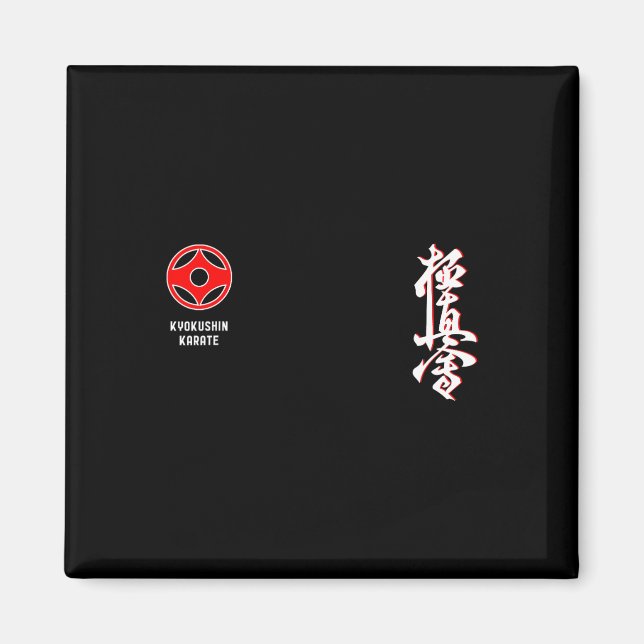 Kyokushin Karate 1  Magnet (Vorne)