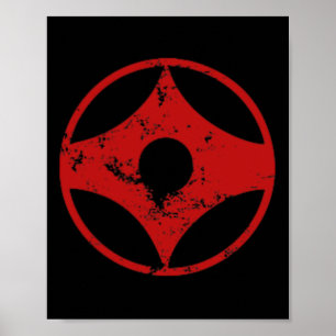 Kyokushin Karate bedruckter Ck Karate Gi im Distre Poster