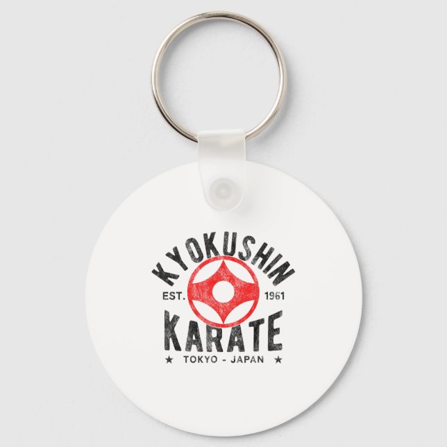 Kyokushin Karate Do Kampfsport Japan Tokio Vinta Schlüsselanhänger (Vorderseite)