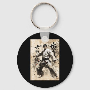 Kyokushin Karate Japanische Kalligrafie Kampfsport Schlüsselanhänger