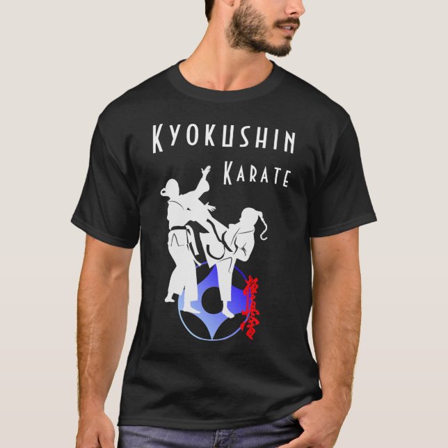 Kyokushin Karate Kumite Scene Budo T - Shirt (Vorderseite)