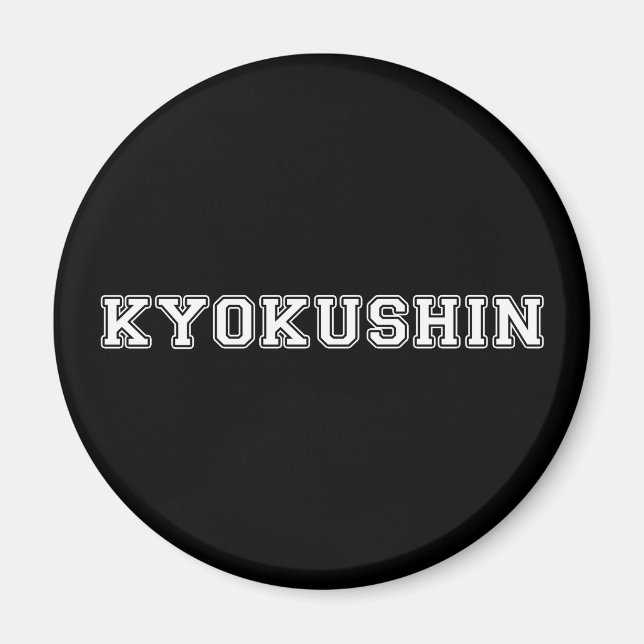 Kyokushin Karate Magnet (Vorne)