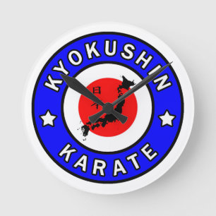 Kyokushin Karate Runde Wanduhr
