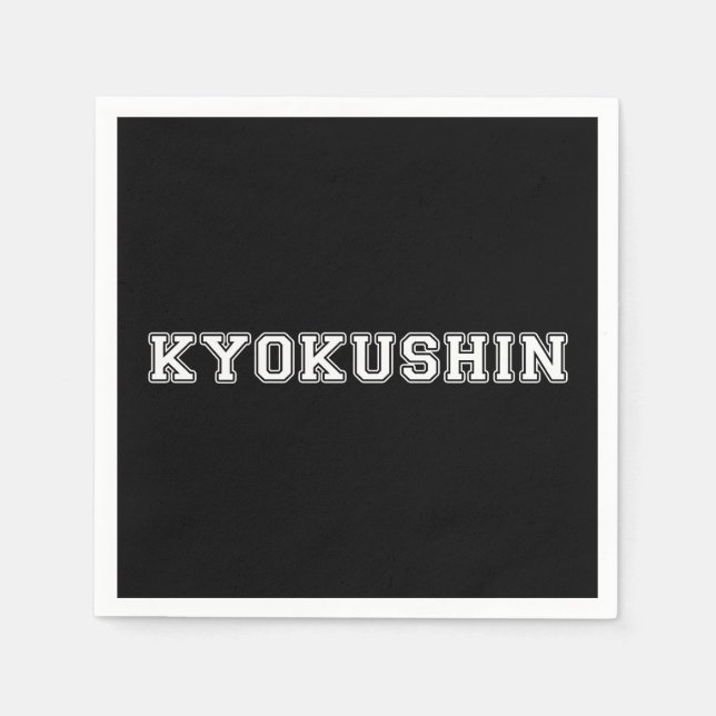 Kyokushin Karate Serviette (Vorderseite)