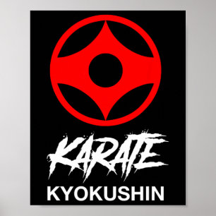Kyokushin-Karate-Symbol Kyokushinkai-Dojo-Training Poster