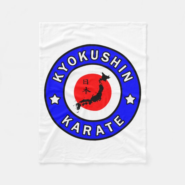 Kyokushin Karate T-Shirt_2  Fleecedecke (Vorderseite)