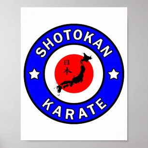 Kyokushin Karate T-Shirt  Poster