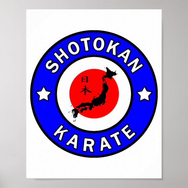 Kyokushin Karate T-Shirt  Poster (Vorne)