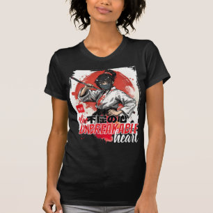 Kyokushin Unbreakable Heart Krieger Anim Tinte Kun T-Shirt