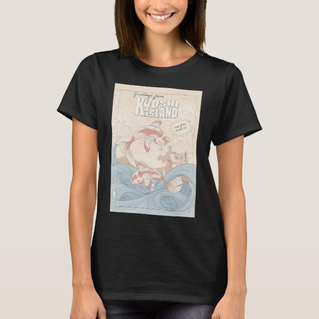 Kyoshi-Insel-Reiseposter T-Shirt (Vorderseite)