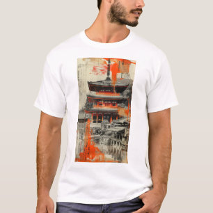 Kyoto Fusion - Traditioneller japanischer Art T - T-Shirt