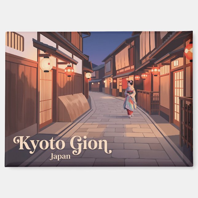 Kyoto Gion Japan Magnet (Vorderseite)
