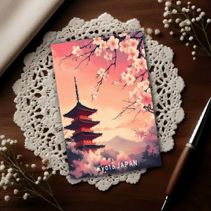 Kyoto in Blüte: Kirschblüten-Träume Japans Postkarte