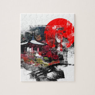 Kyoto Japan abstrakt Puzzle