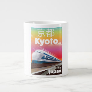 Kyoto Japan Bullet-Zug Vintage-Reiseposter Jumbo-Tasse