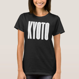 Kyoto - Japan City Bold Typografy Design T-Shirt