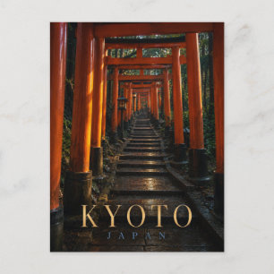 Kyoto Japan Fushimi Inari REALMS Postkarte