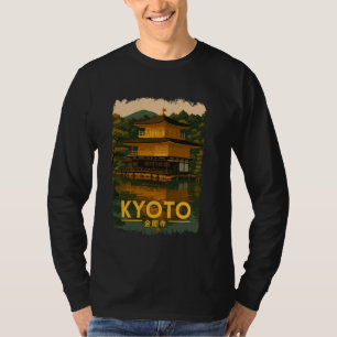 Kyoto Japan Goldener Pavillon Kinkaku-ji Tempel Ja T-Shirt