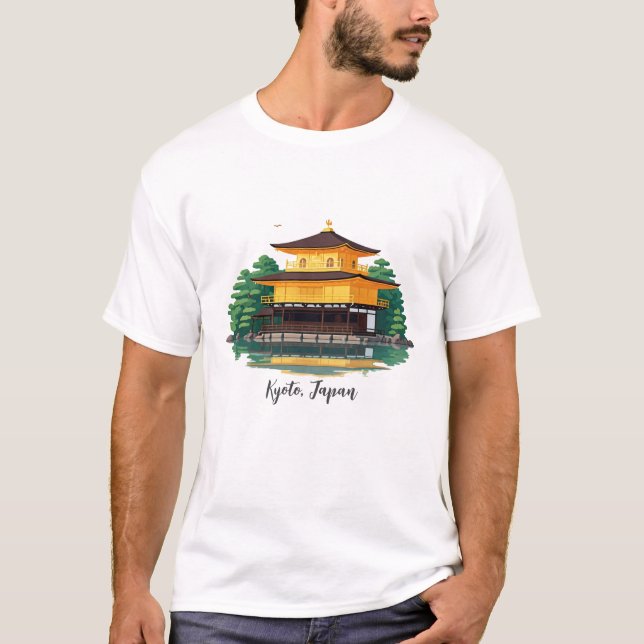 Kyoto Japan Kinkakuji T-Shirt (Vorderseite)