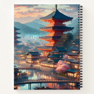 Kyōto Japan Landschaftsreise Vintag Notizbuch