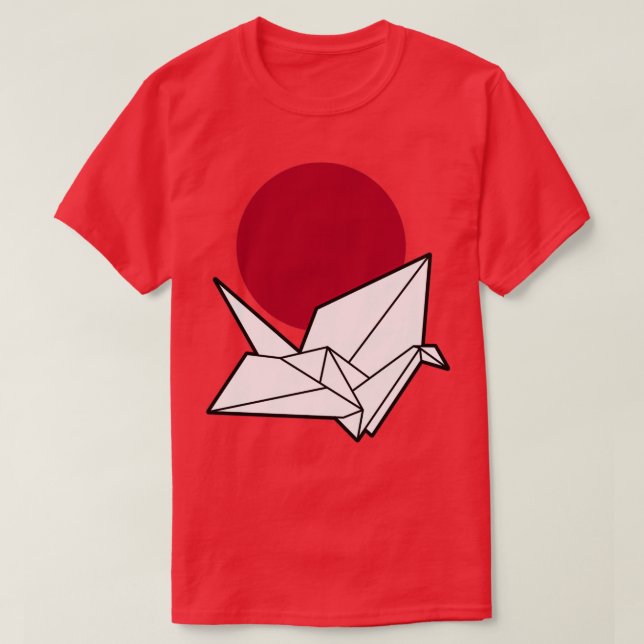 Kyoto Japan Origami T-Shirt (Design vorne)