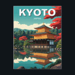 Kyōto Japan Reise Kinkakuji Golden Pavillon Postkarte<br><div class="desc">Kyōto ist eine alte Stadt in Japan, die für ihre Kultur, Geschichte und natürliche Schönheit bekannt ist. Der Kinkakuji-Tempel, auch bekannt als der Goldene Pavillon, ist ein buddhistischer Zen-Tempel in Kyoto, Japan, und ein UNESCO-Weltkulturerbe</div>