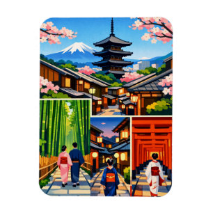Kyoto Japan Reise Magnet