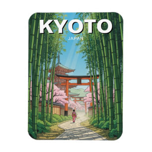 Kyoto Japan Reise Magnet