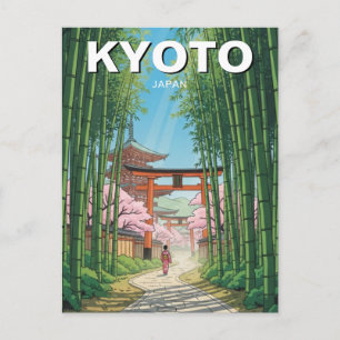 Kyoto Japan Reise Postkarte