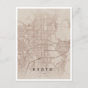 Kyoto Japan Reise Postkarte