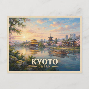 Kyoto Japan Reise Postkarte