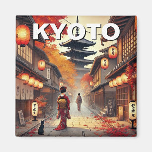 Kyoto Japan Reise Yasaka Schrein Herbst Magnet