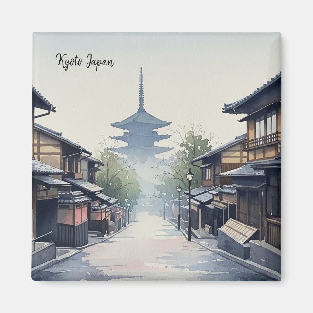 Kyōto Japan Reisen Yasaka Shrine Magnet (Vorne)