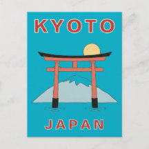 Kyoto Japan Torii-Tor Reise Minimalistisch