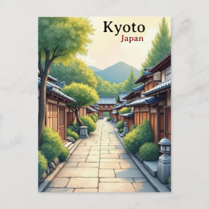 Kyoto Japan Vintage Berühmter Reiseort Postkarte