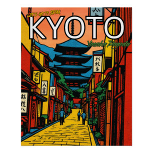 Kyoto Japan Yasaka-Pagode Reise Poster