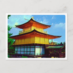 Kyoto - KINKAU - Goldener Pavillon Postkarte