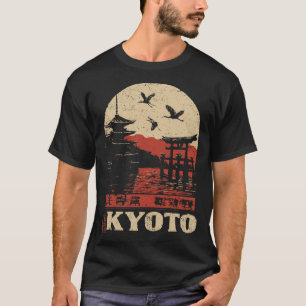 Kyoto-Nebel - Zen-Stadtbild-Poster T-Shirt