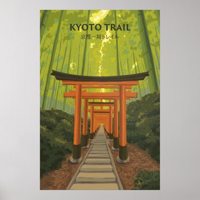 Kyoto Reiseplakat Japan Poster (Vorne)