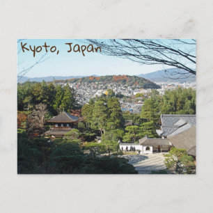 Kyōto und Ginkaku-ji-Tempel, Japan Postkarte